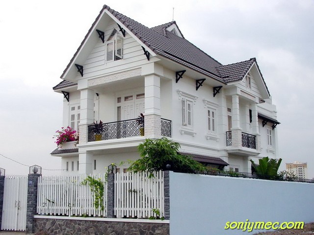 màu sơn ngoài trời đẹp nhất hiện nay