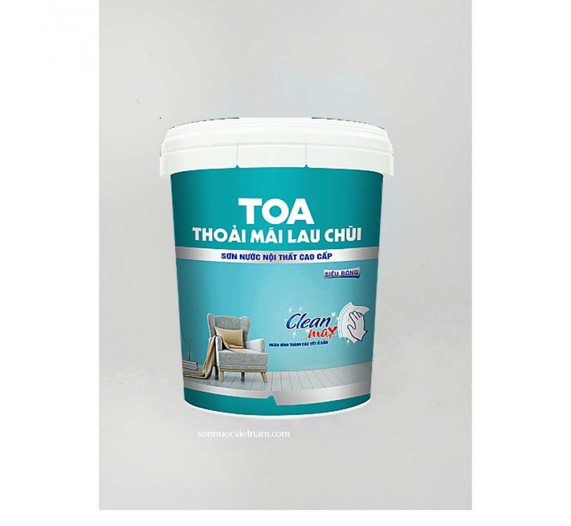 SƠN NỘI THẤT CAO CẤP TOA THOẢI MÁI LAU CHÙI BÓNG