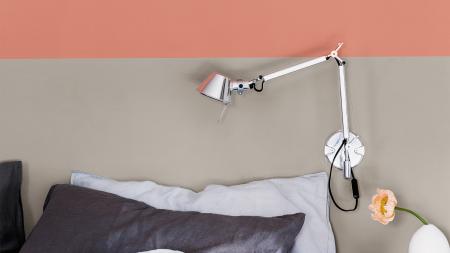 Làm mới phòng ngủ của bạn với màu cam đồng   