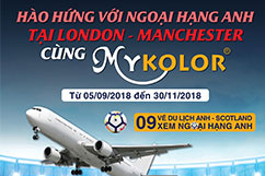 HÀO HỨNG VỚI NGOẠI HẠNG ANH TẠI LONDON – MANCHESTER CÙNG MYKOLOR