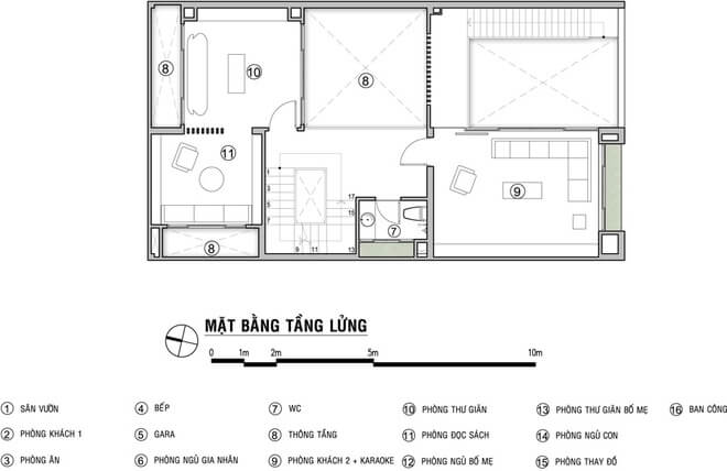 Mặt bằng thiết kế nhà đẹp 3 tầng