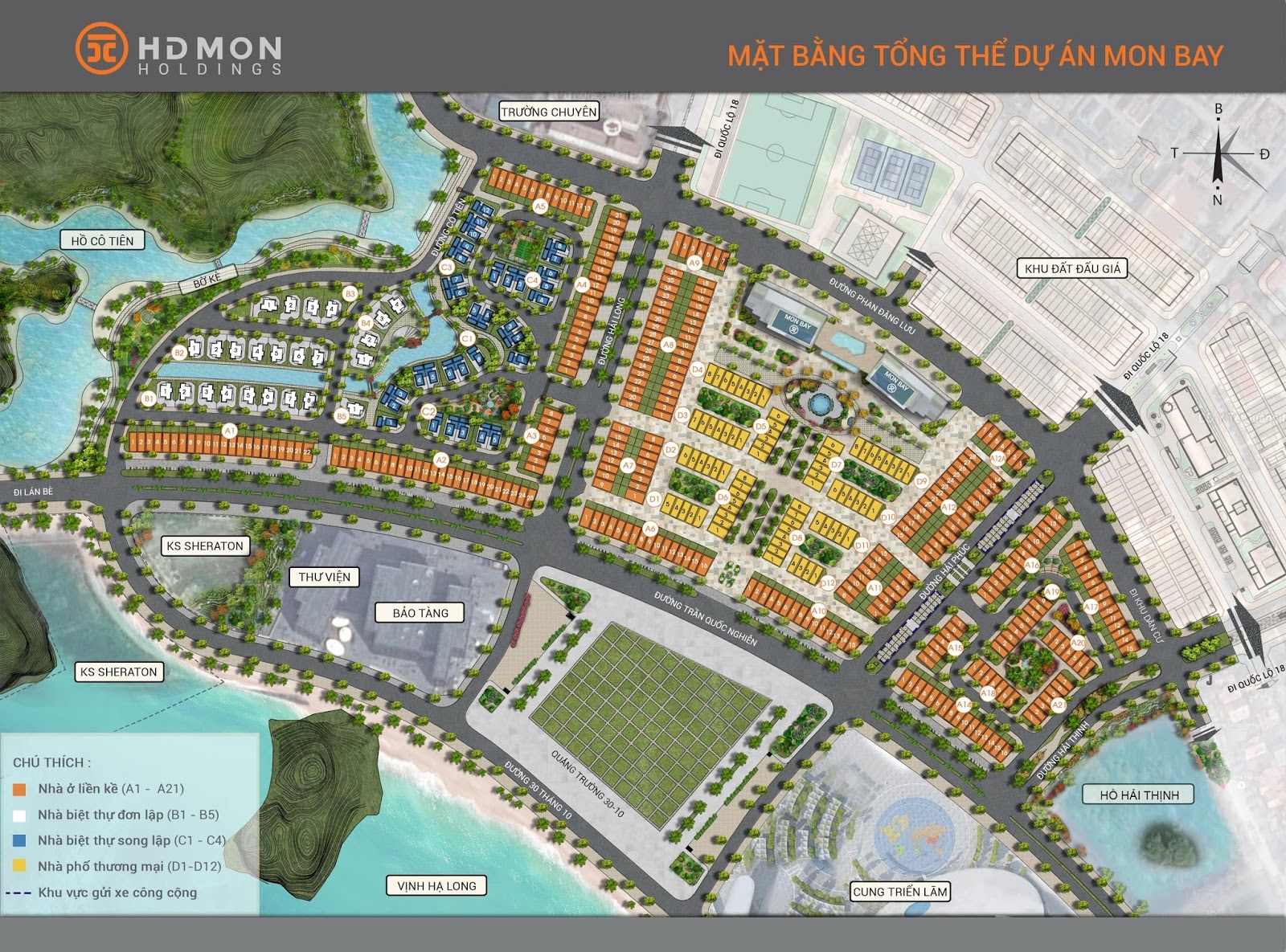 mặt bằng tổng thể khu đô thị mon bay hạ long mặt bằng tổng thể khu đô thị mon bay hạ long