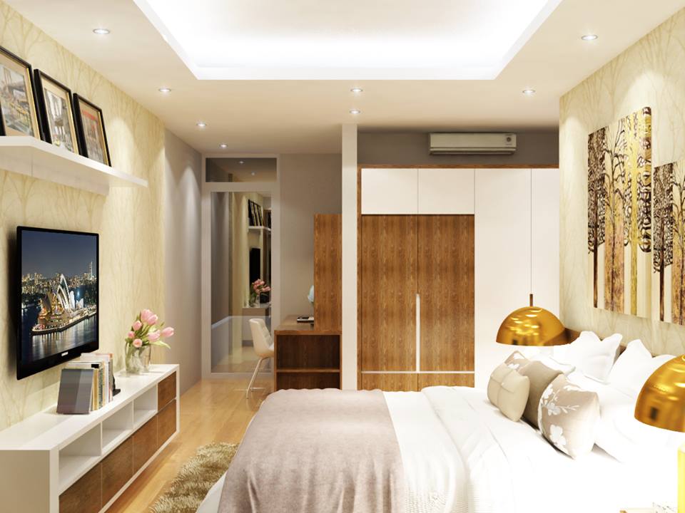 phòng ngủ chung cư e4 vũ phạm hàm