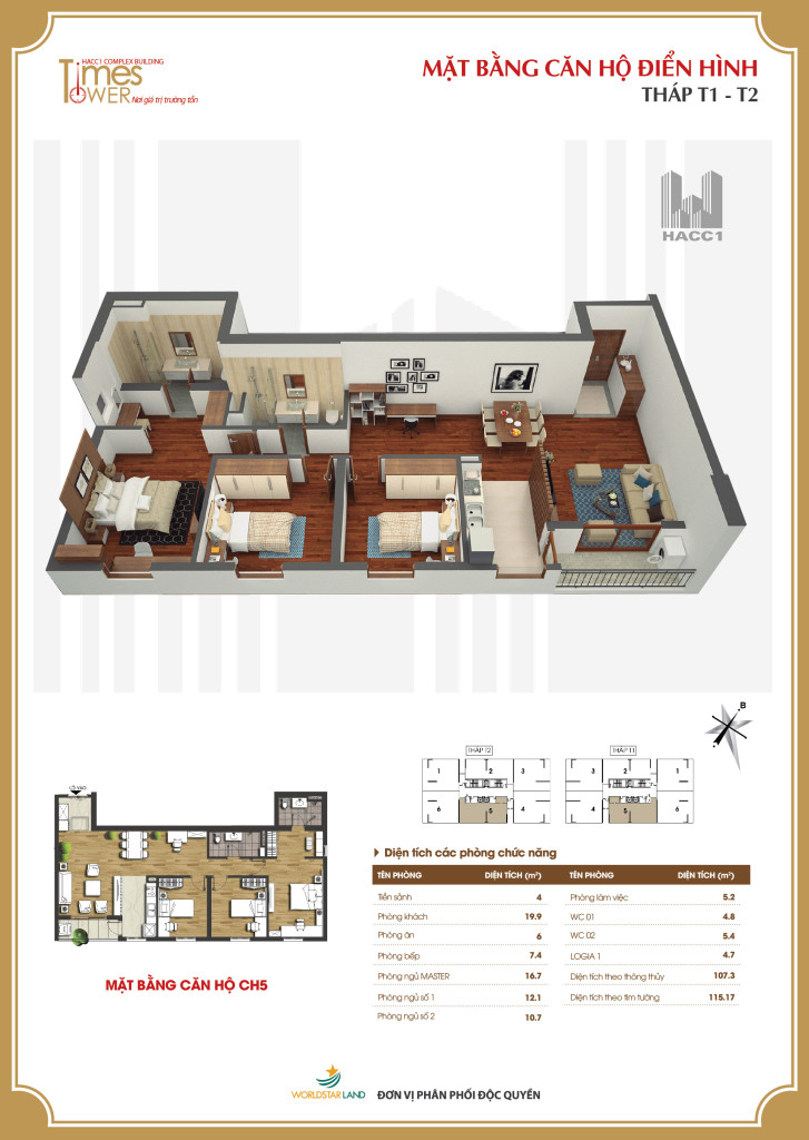 Chung cư Times Tower căn số 5