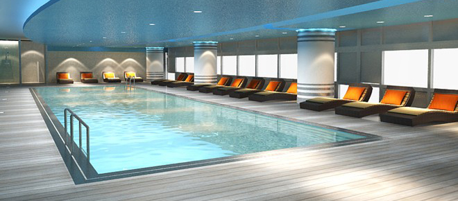 Bể bơi chung cư Ecolife Capitol
