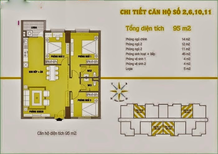 Căn hộ số 2 6 10 11 cho thuê chung cư C37 Bộ Công An