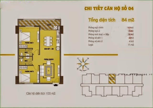Căn hộ số 4 cho thuê chung cư C37 Bộ Công An