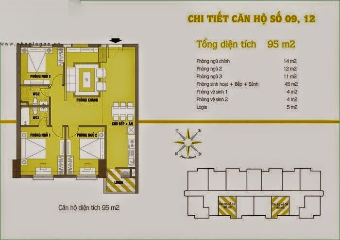Căn hộ số 9 và 12 cho thuê chung cư C37 Bộ Công An