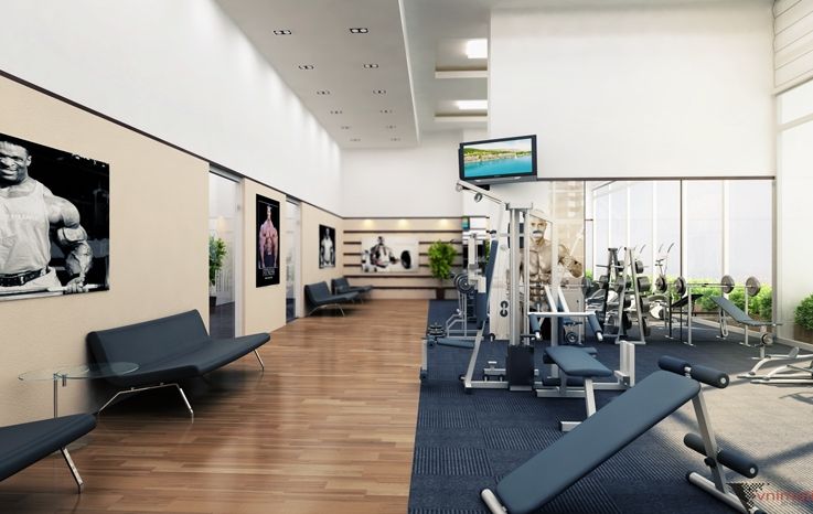 Khu tập Gym chung cư HongKong Tower