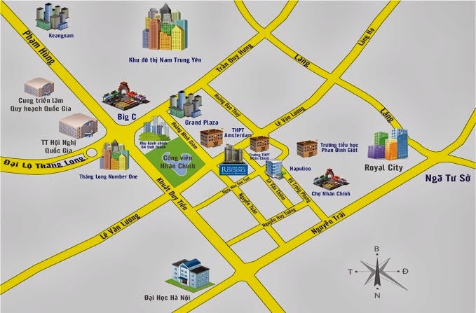 vị trí chung cư quang minh tower