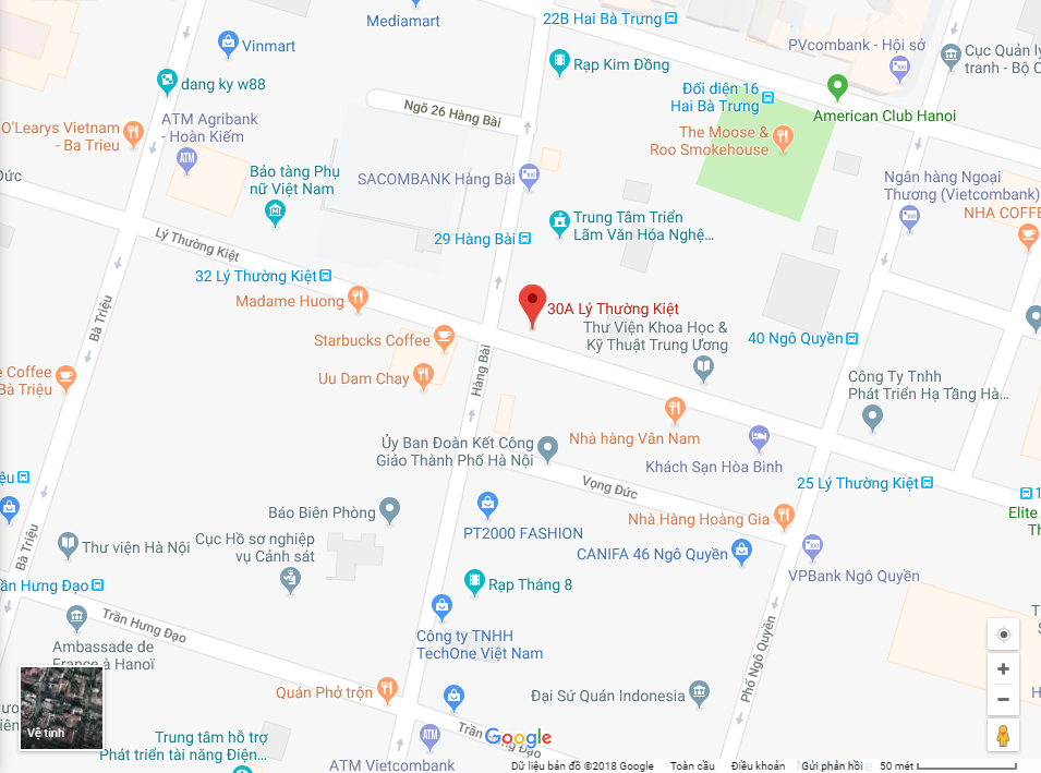 vị trí chung cư 30a lý thường kiệt