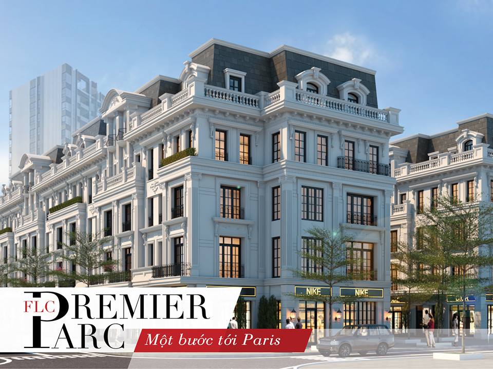 phối cảnh shophouse flc premier parc
