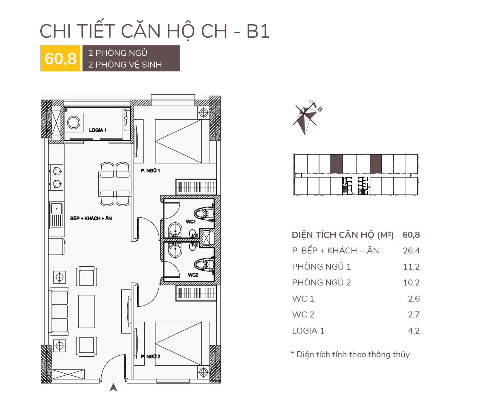 thiết kế căn hộ b1 chung cư aqh riverside
