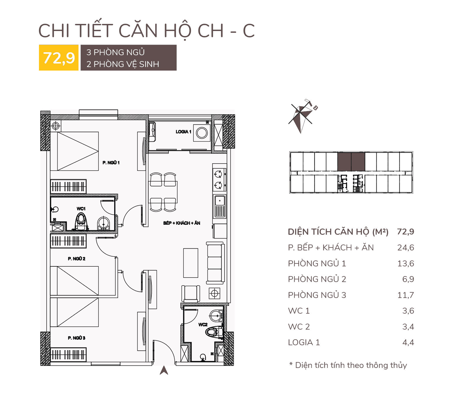 thiết kế căn hộ c chung cư aqh riverside