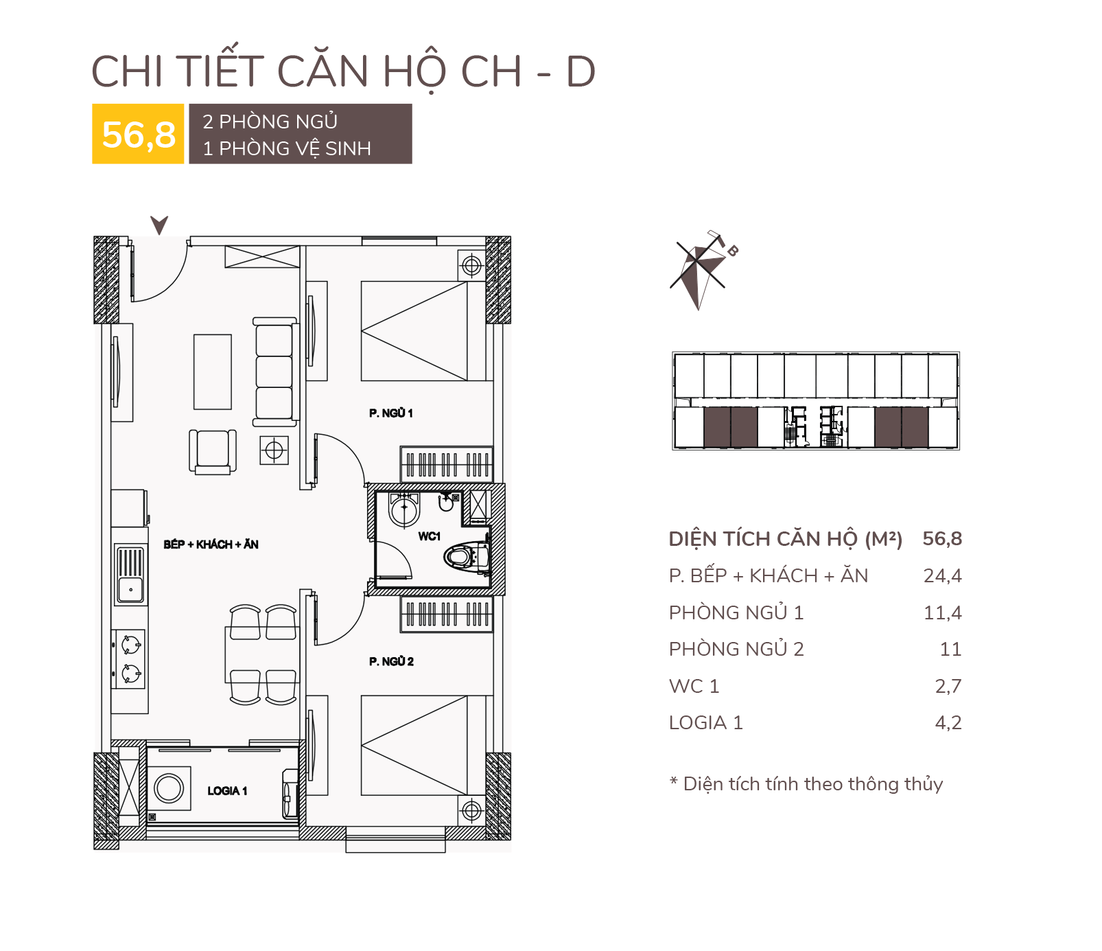 thiết kế căn hộ d chung cư aqh riverside