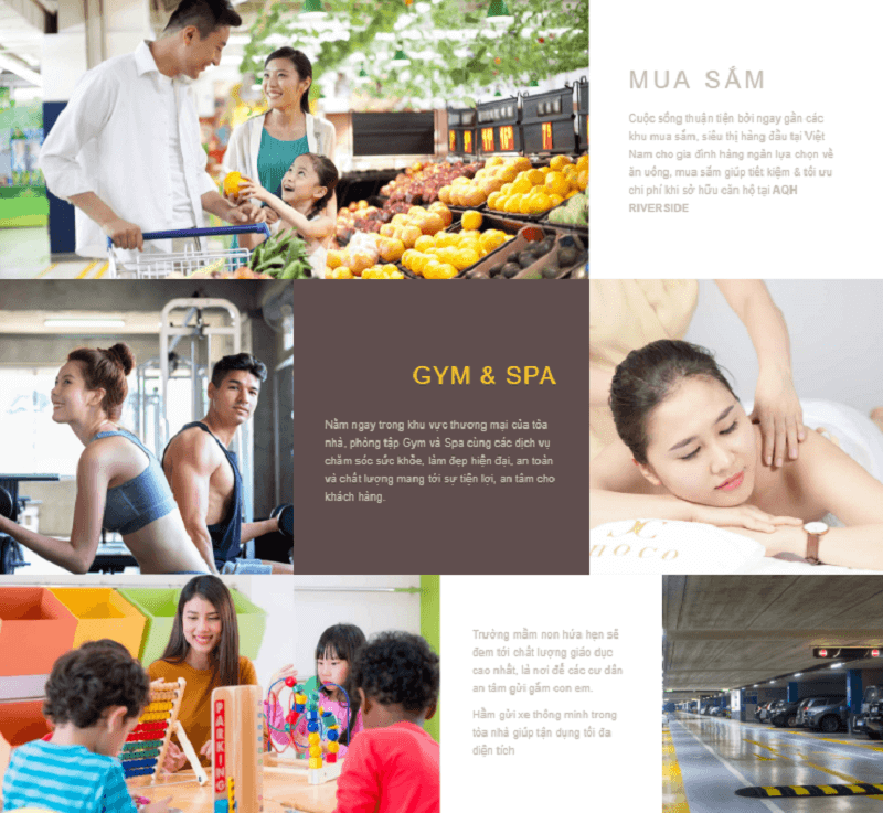 tiện ích chung cư aqh riverside