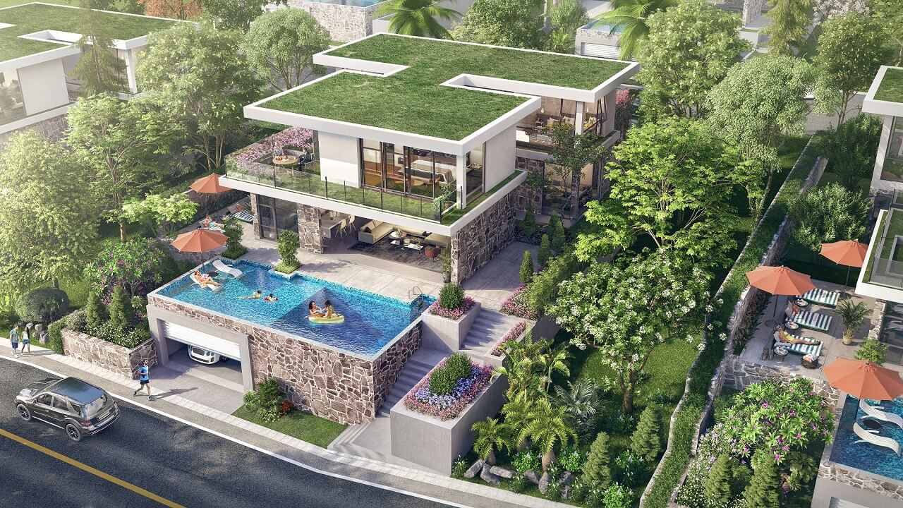 phối cảnh biệt thự
