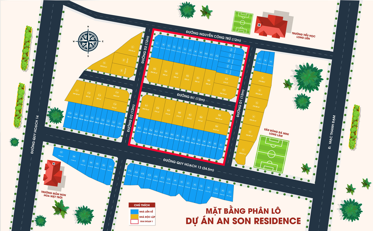 mặt bằng dự án an sơn residence