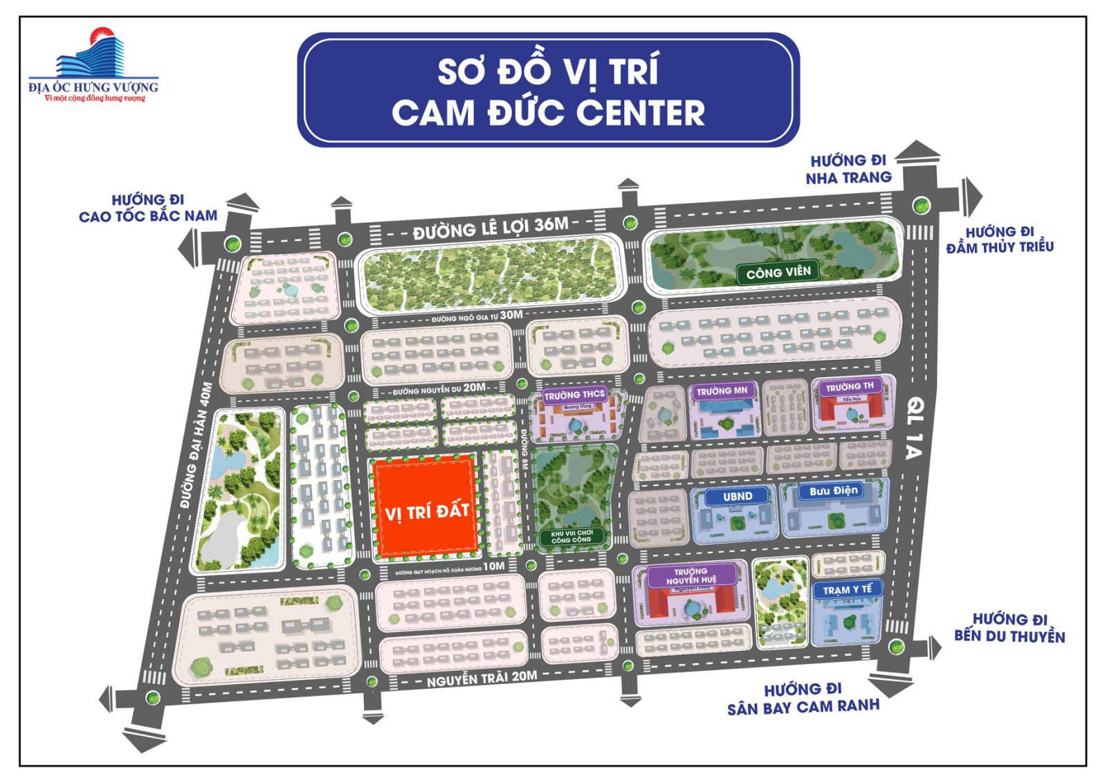 sơ đồ vị trí dự án