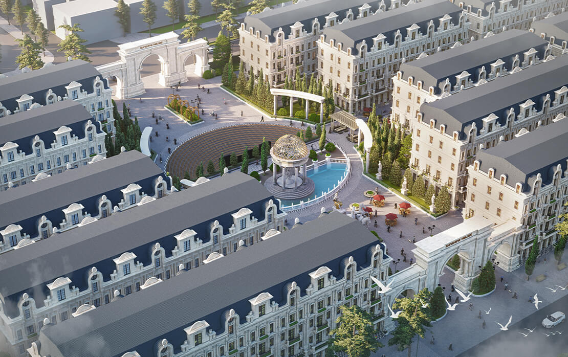 kiến trúc biệt thự sunshine helios