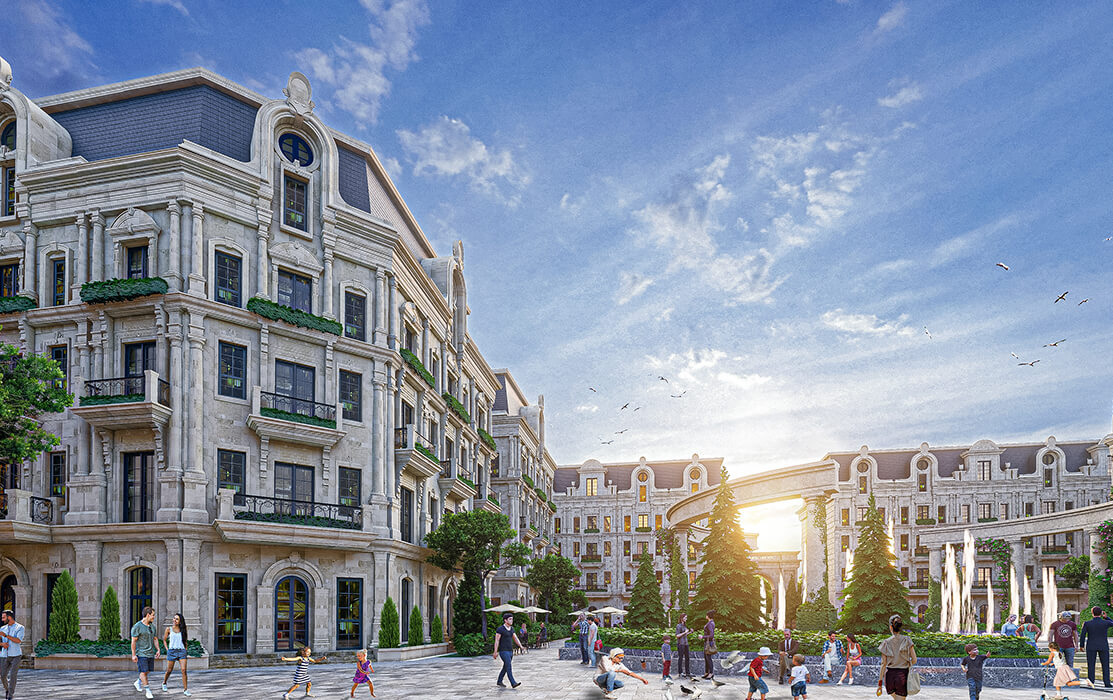 kiến trúc biệt thự sunshine helios
