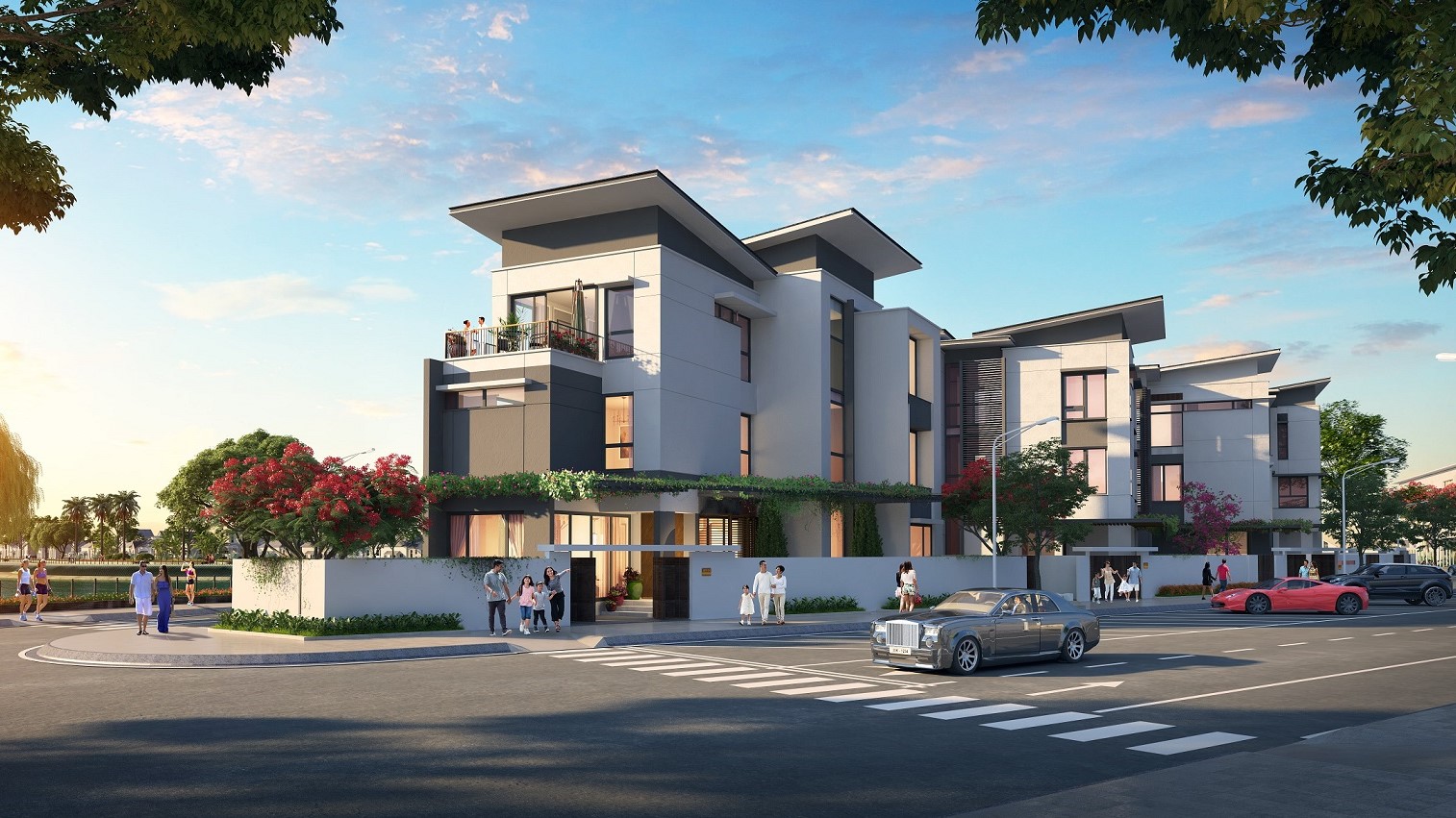 biệt thự hoàng thành villas mỗ lao hà đông