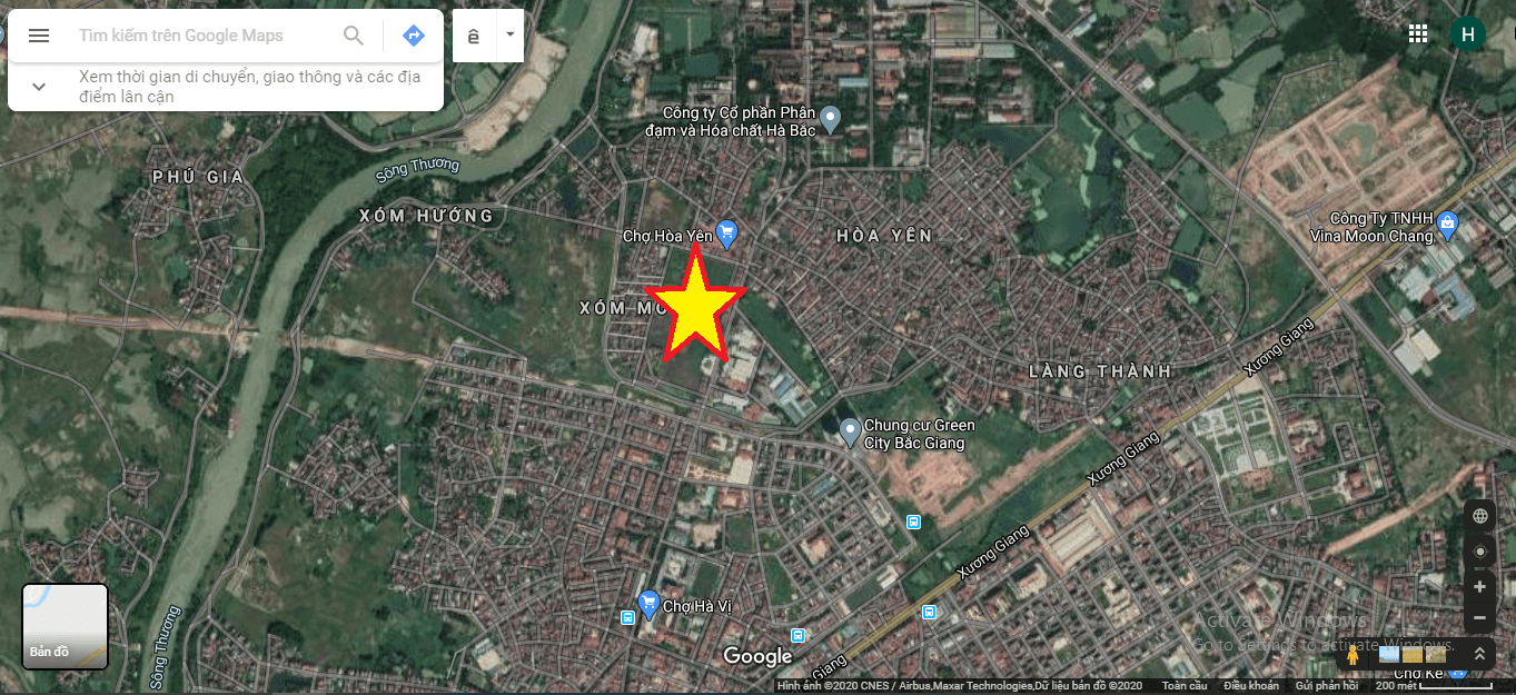 vị trí dự án nam hồng new city
