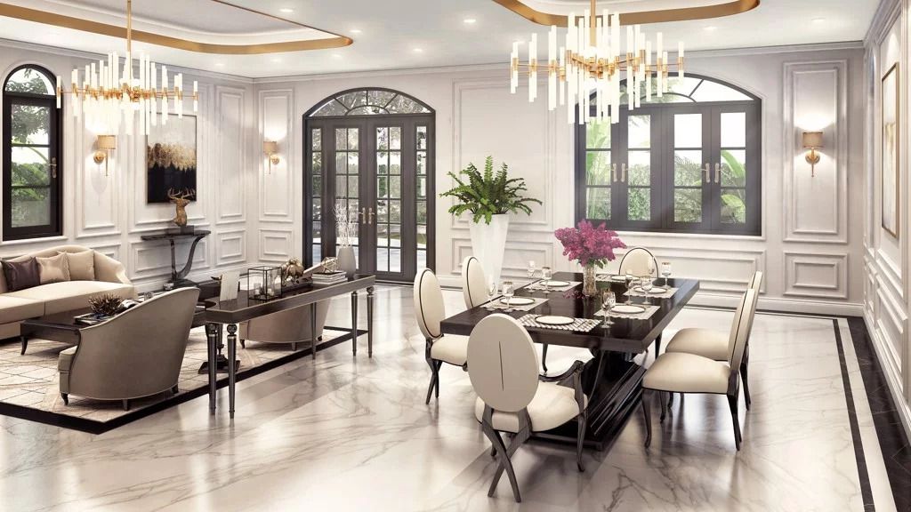nội thất biệt thự catalan boulevard lạng sơn