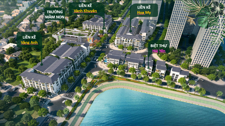 phối cảnh dự án hoàng thành villas mỗ lao hà đông