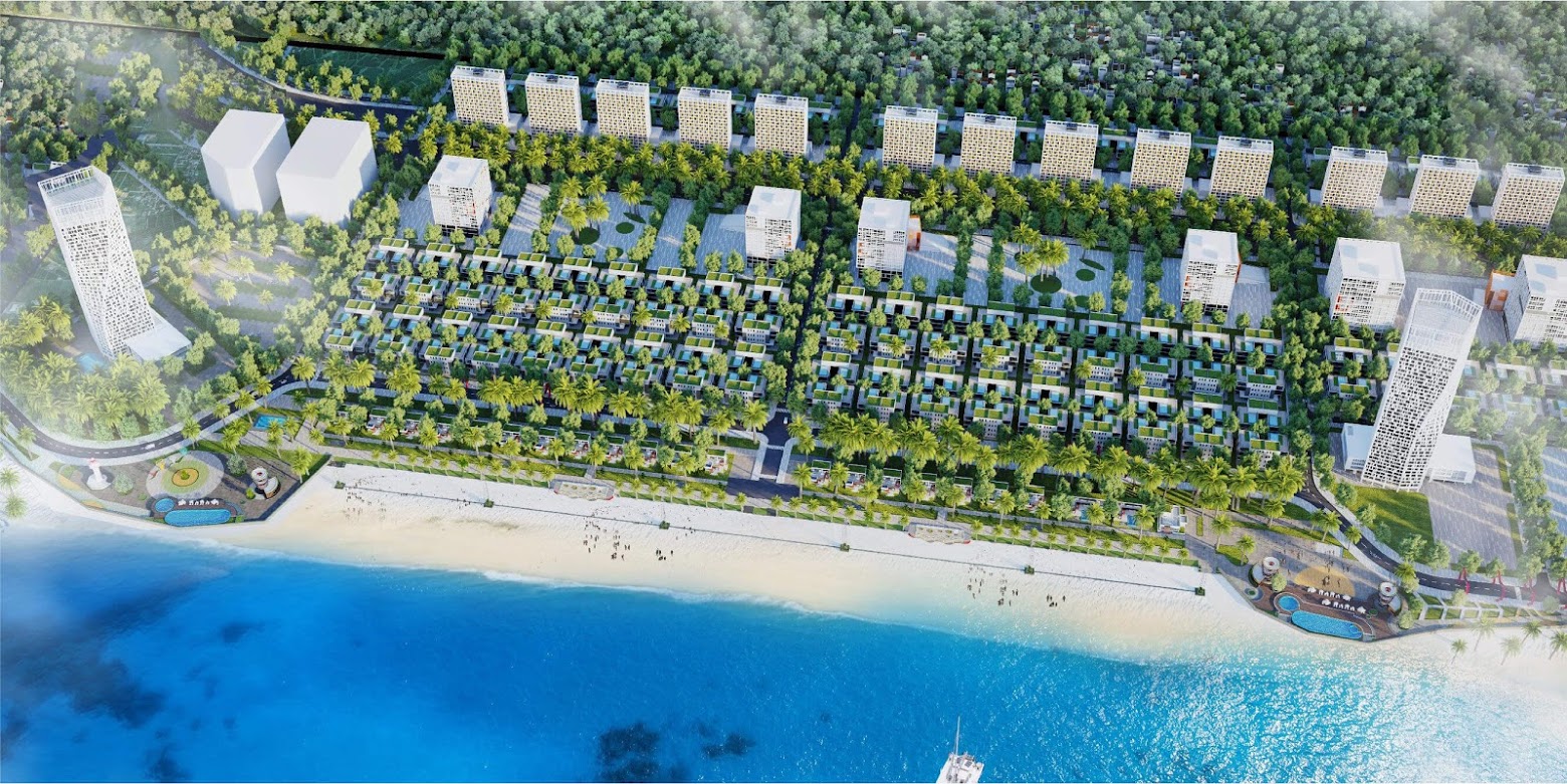 Phối cảnh dự án Wonder Island Phương Đông Vân Đồn