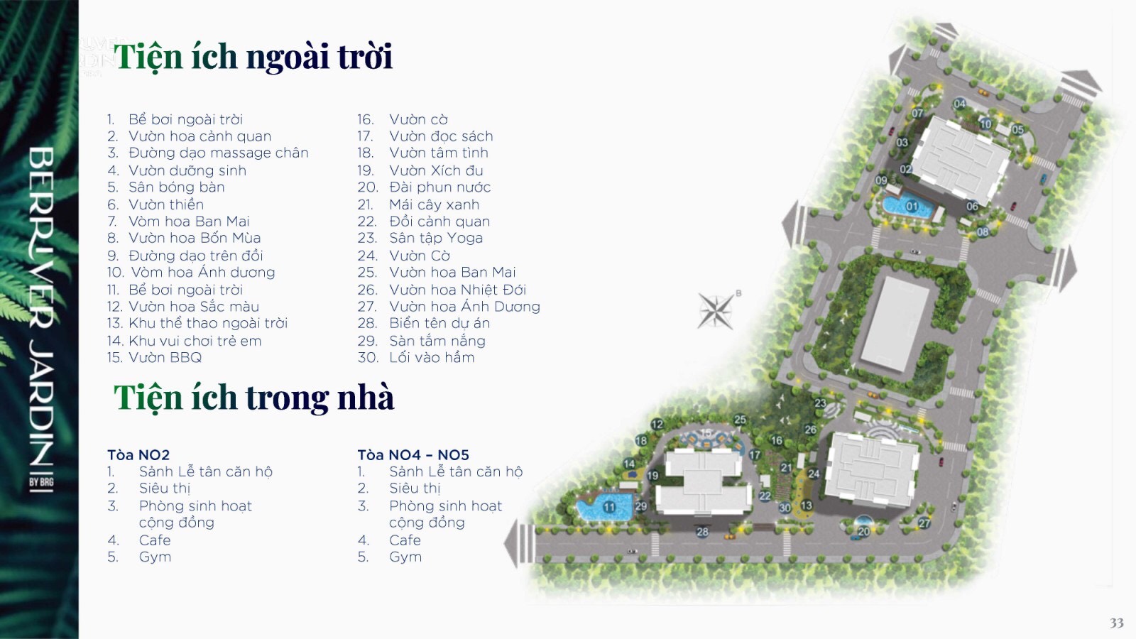 tiện ích dự án berriver jardin long biên