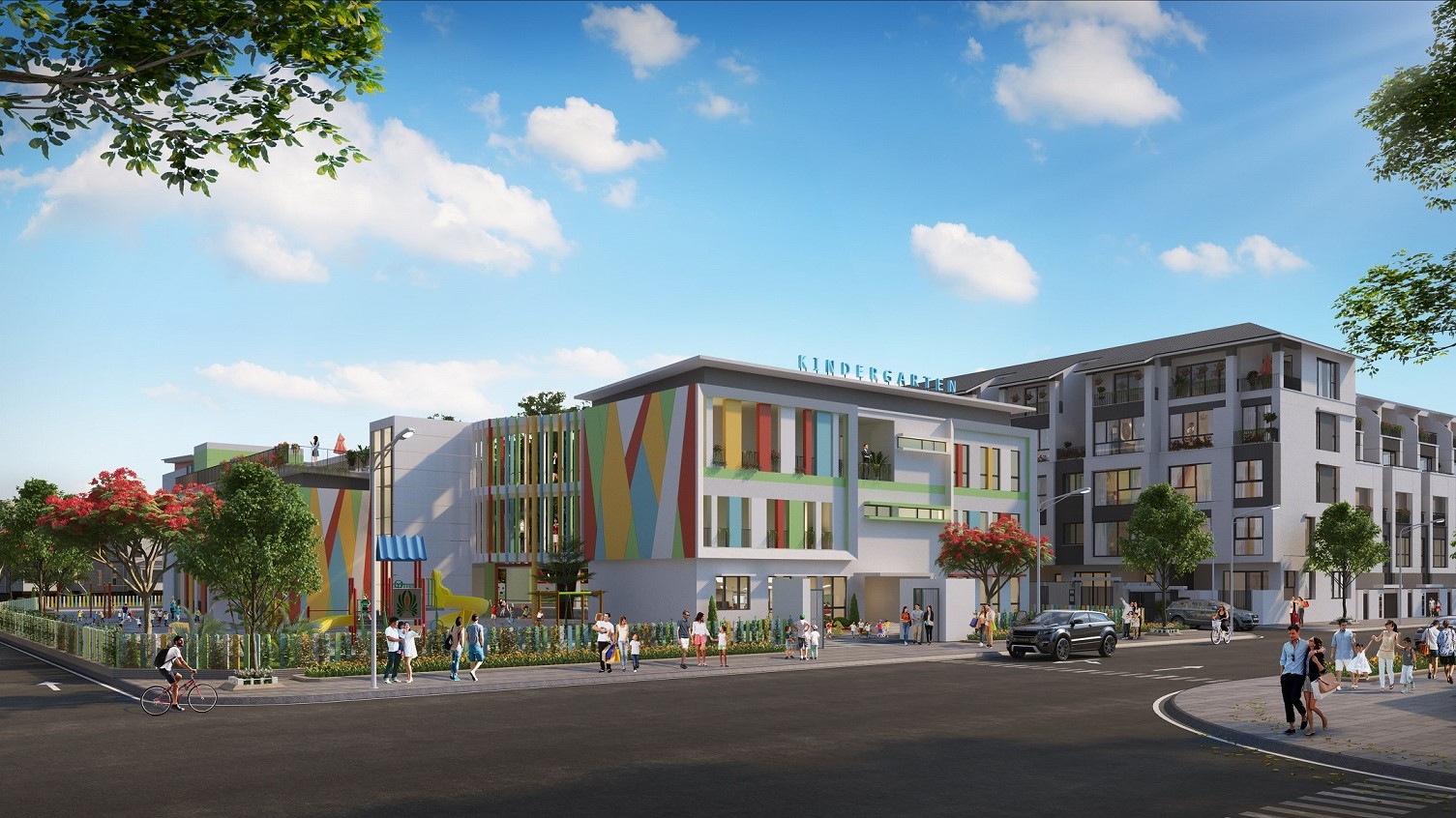 Trường mầm non dự án Hoàng Thành Villas