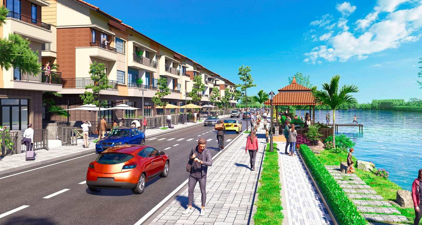 Phối cảnh nhà phố thương mại Centa Shophouse Từ Sơn - Bắc Ninh