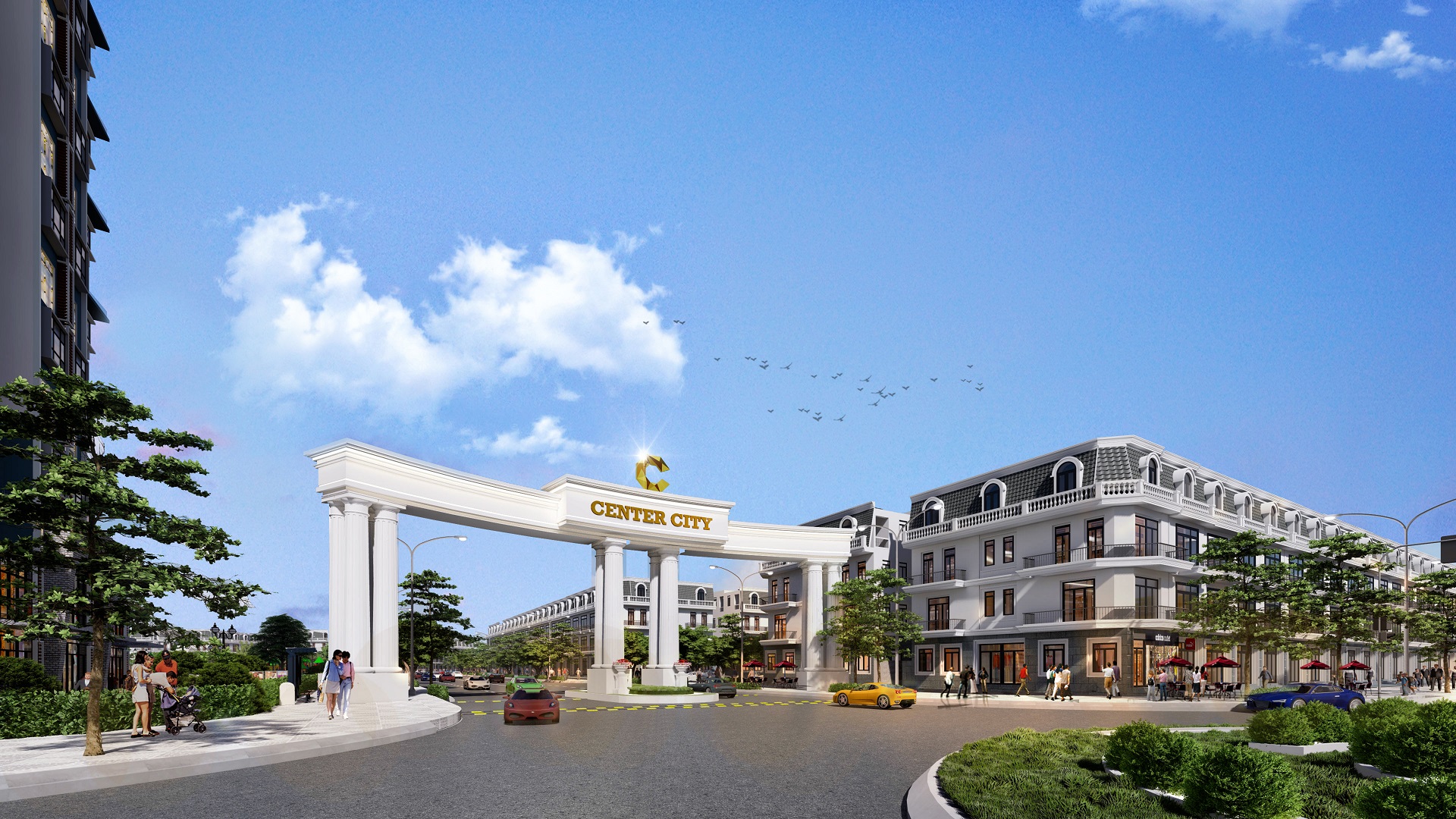 cổng chào dự án vĩnh yên center city