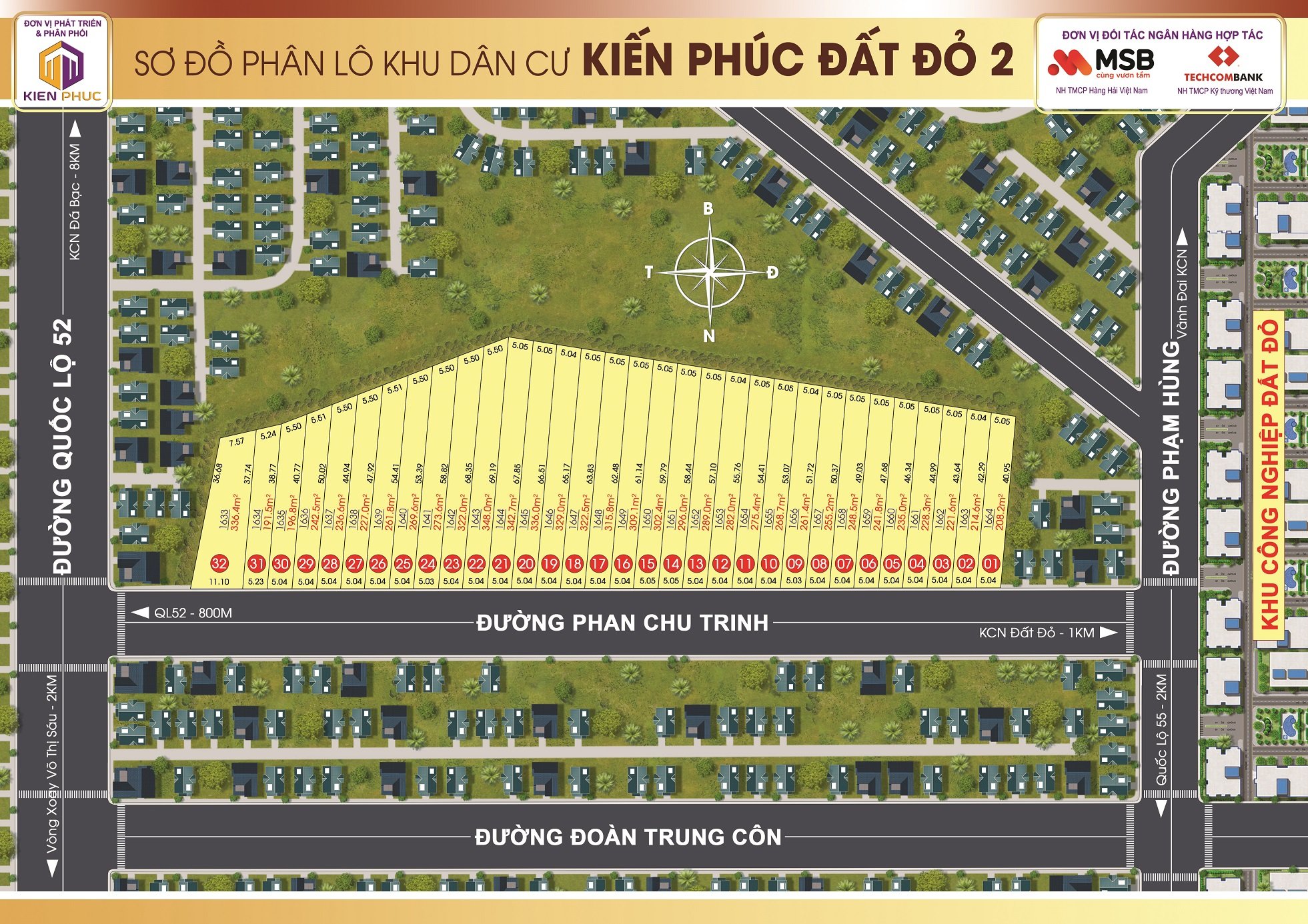 mặt bằng dự án hoàng kim central kiến phúc đất đỏ 2