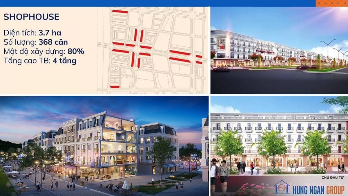 shophouse dự án khu đô thị kim đô yên phong bắc ninh