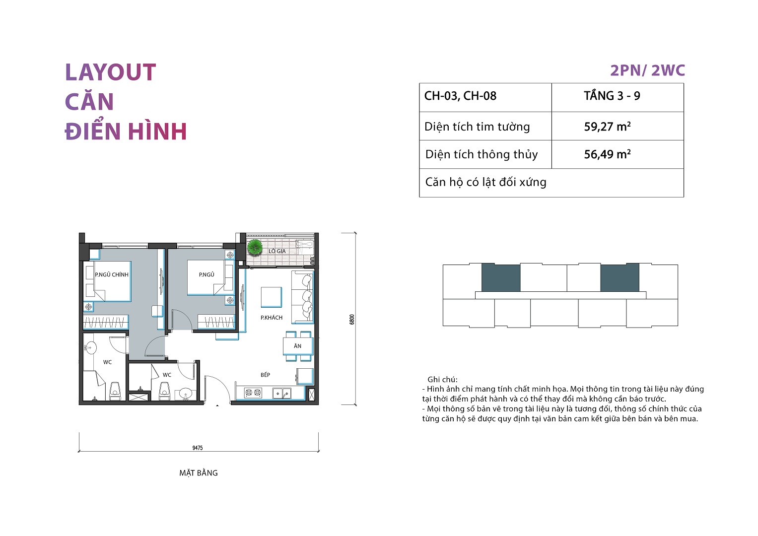 thiết kế căn hộ ch03,ch08