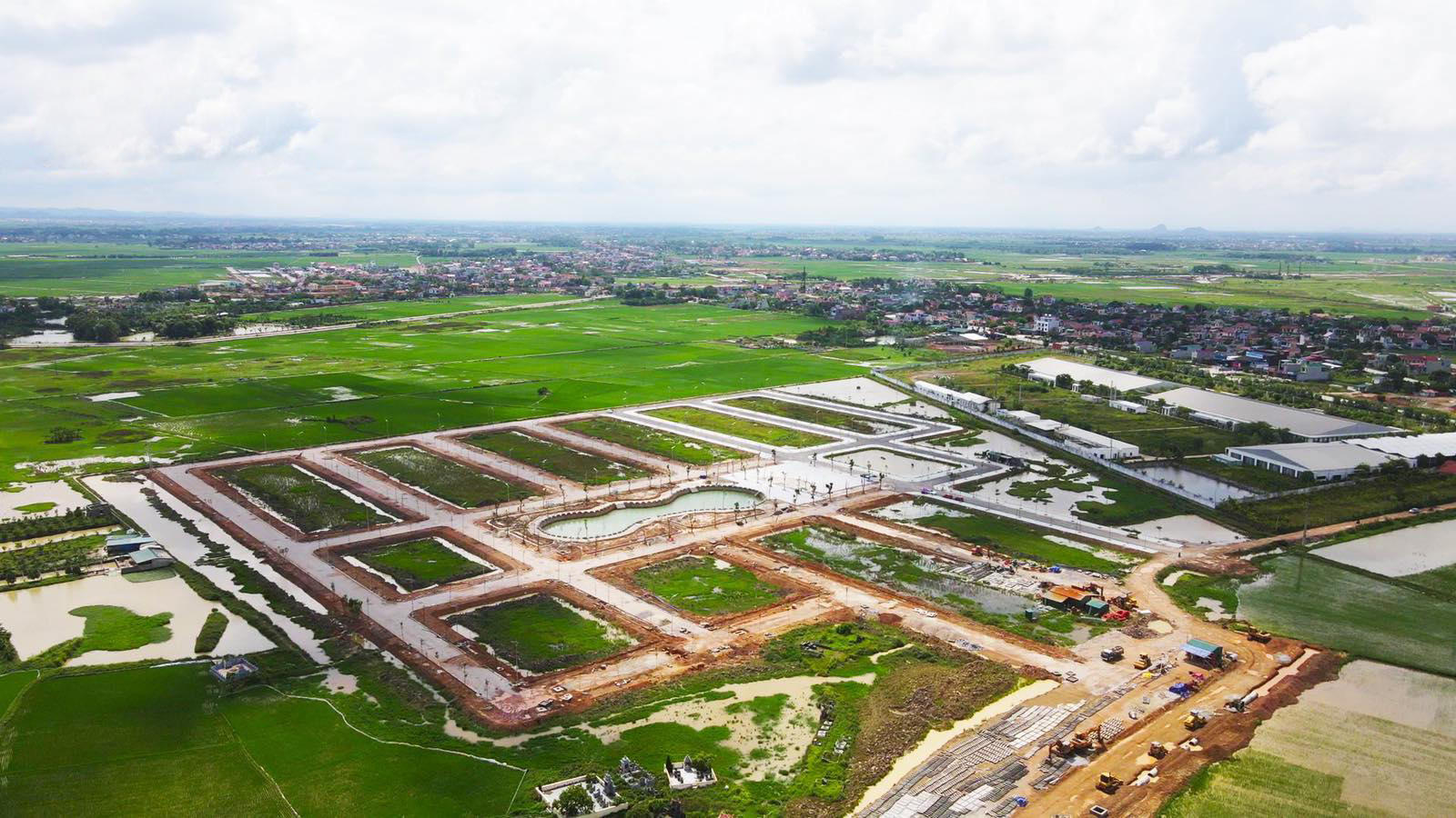 tiến độ dự án kkhu dân cư đồng nam đông sơn