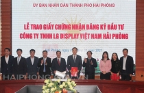 Dự án LG Display Hải Phòng tăng vốn thêm 750 triệu USD