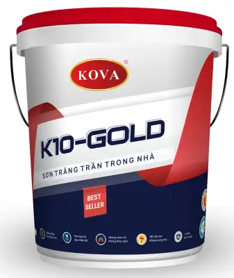                                          Sơn trắng trần trong nhà K10-GOLD                                    