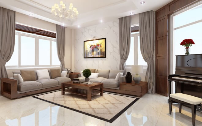 Mẫu thiết kế biệt thự 3 tầng đẹp sang trọng