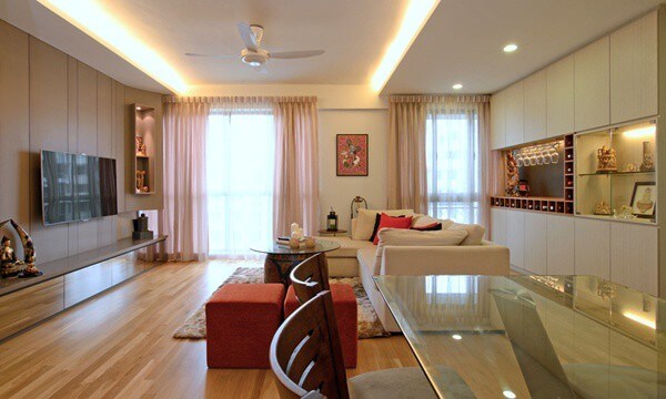 Mẫu thiết kế căn hộ chung cư diện tích 130m2 đẹp sang trọng