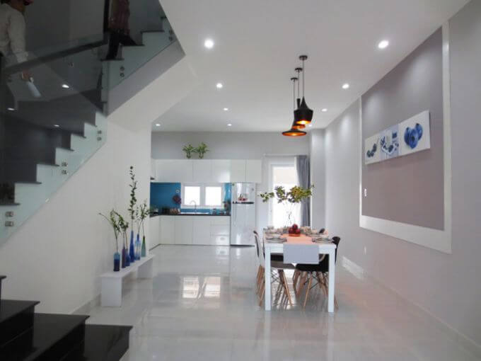 Thiết kế nhà phố 3 tầng đẹp theo phong cách hiện đại