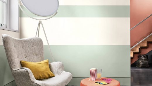 Các bước đơn giản để sơn tường kẻ sọc đẹp độc đáo